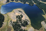 Aerial view of Uinta Lake