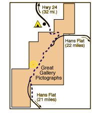 HORSESHOE CANYON MAP