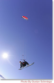 Snowkiting in Central Utah Sanpete Valley Wasatch Plateau