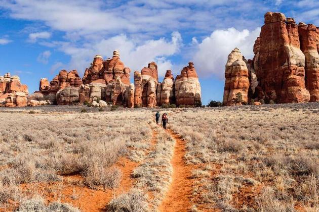 Hiking near Monticello at The Needles in Canyonlands