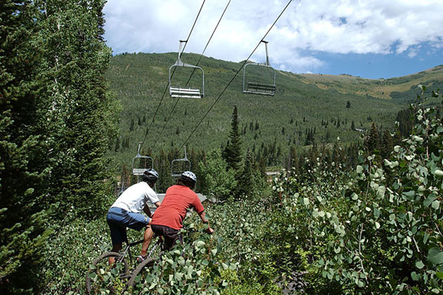 Biking the Ridge at Solitude