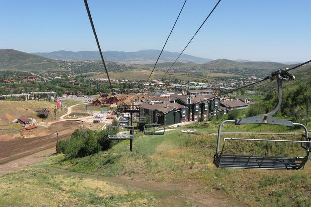 Park City from Sky Lift by Wogger