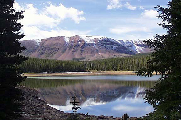 Spirit Lake in the Uinta Mountains.