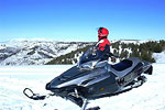 Snowmobiling on the Wasatch Plateau